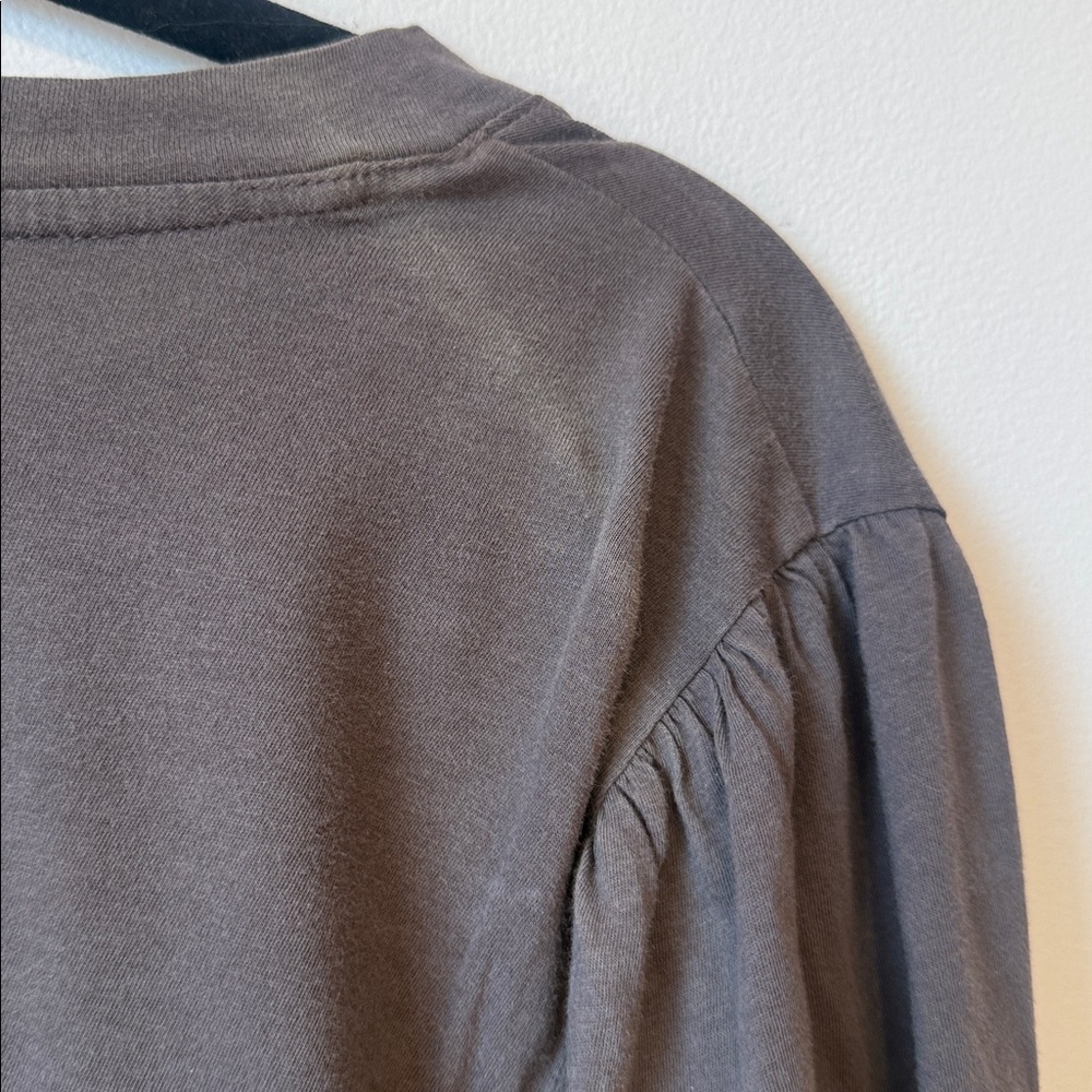lunya Charcoal Long-Sleeve Crewneck Top Xlarge - Picture 7 of 7